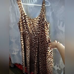 Animal print dress